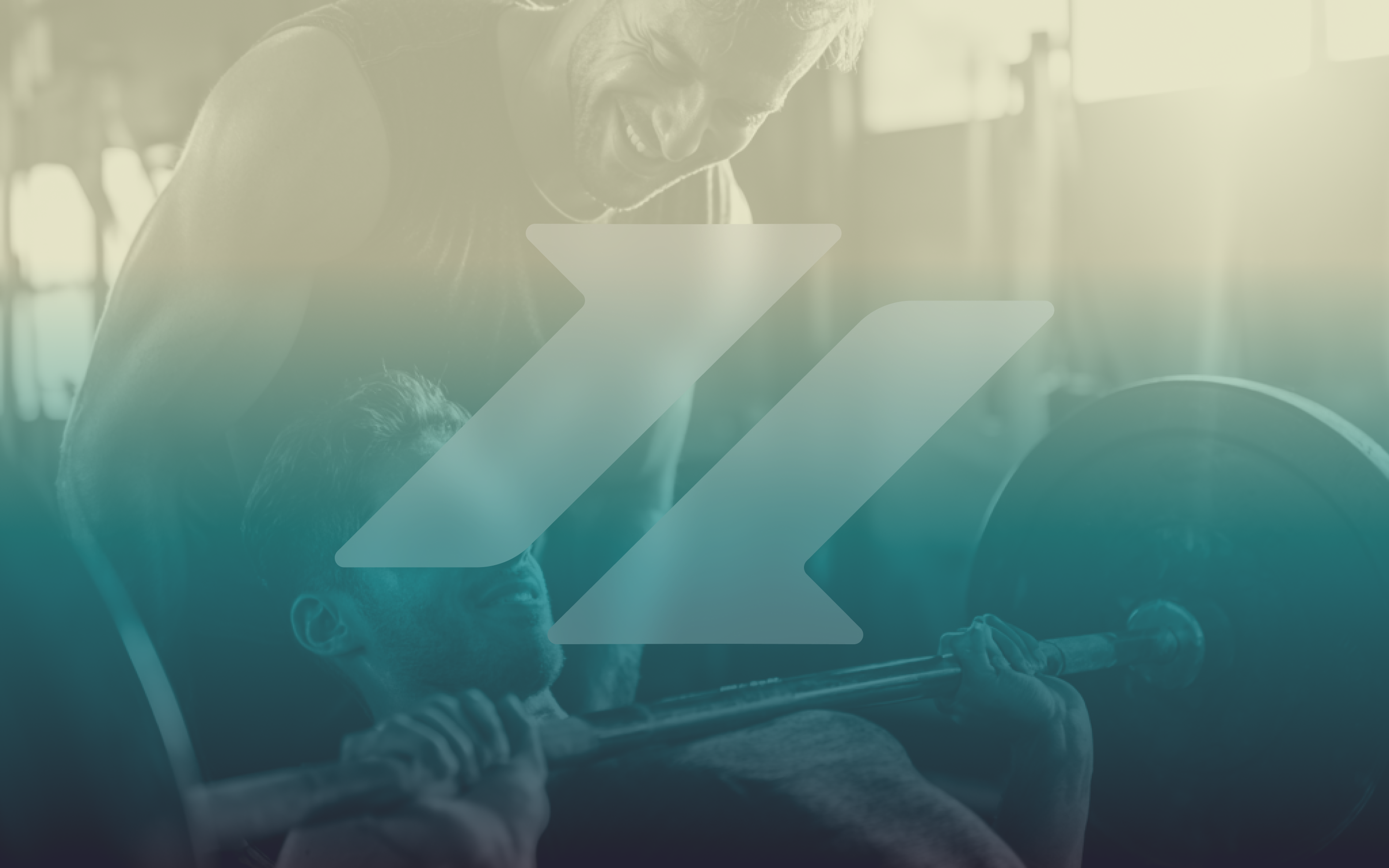 Personal trainer coaching a client during a workout session